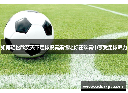 如何轻松欣赏天下足球搞笑集锦让你在欢笑中享受足球魅力