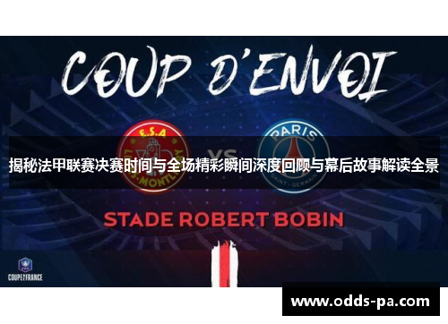 揭秘法甲联赛决赛时间与全场精彩瞬间深度回顾与幕后故事解读全景