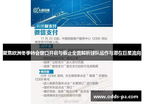 聚焦欧洲冬季转会窗口开启与截止全面解析球队运作与潜在巨星流向